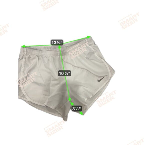 Nike Dri-Fit Running Shorts White Sz Small Pull On Swoosh Workout Sportswear Gym - Picture 7 of 7